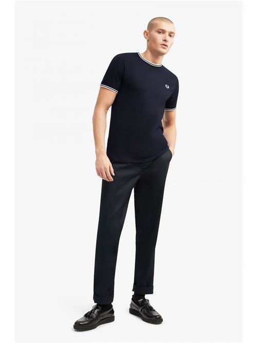 t-shirt bordino Fred Perry | M1588795